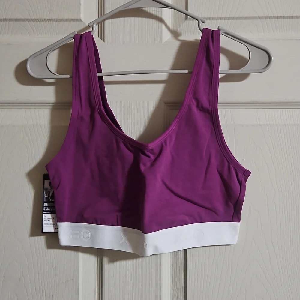 TOMBOYX PRIDE COLLECTION PURPLE SOFT BRA: NEW WITH TAGS: SIZE L